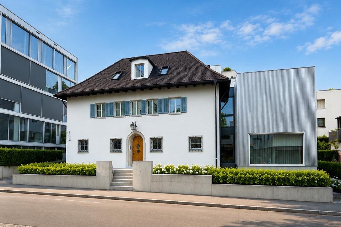 Ordination Dr. Rohde von außen – Altweg 1, Dornbirn